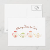 Always Time for Tea ポストカード (正面/裏面)