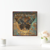 Always Time to Rock スクエア壁時計 (ホーム)