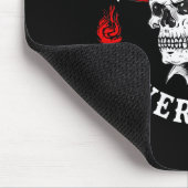 Always Tired Never Broke Funny Skull (on Back)  マウスパッド (コーナー)