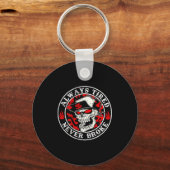 Always Tired Never Broke Skull (on Back) キーホルダー (正面)