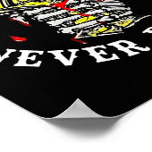 Always Tired Never Broke Skull (on Back)  ポスター (角)