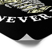 Always Tired Never Broke Skull (on Back)  ポスター (角)