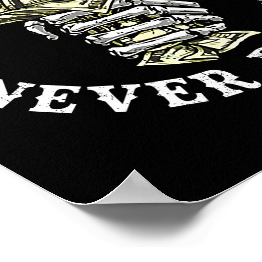 Always Tired Never Broke Skull (on Back)  ポスター (角)