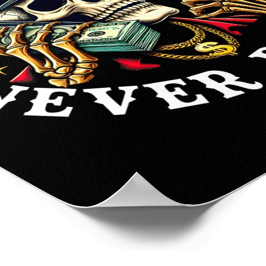 Always Tired Never Broke Skull (on Back)  ポスター (角)