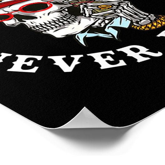 Always Tired Never Broke Skull (on Back)  ポスター (角)