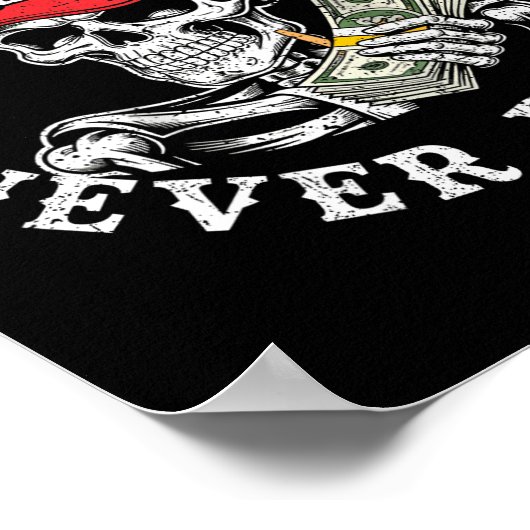 Always Tired Never Broke Skull (on Back) ポスター (角)