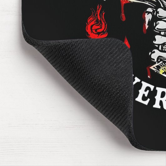 Always Tired Never Broke Skull (on Back)  マウスパッド (コーナー)