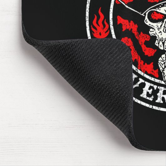 Always Tired Never Broke Skull (on Back)  マウスパッド (コーナー)