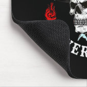 Always Tired Never Broke Skull (on Back) マウスパッド (コーナー)