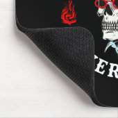 Always Tired Never Broke Skull (on Back) マウスパッド (コーナー)