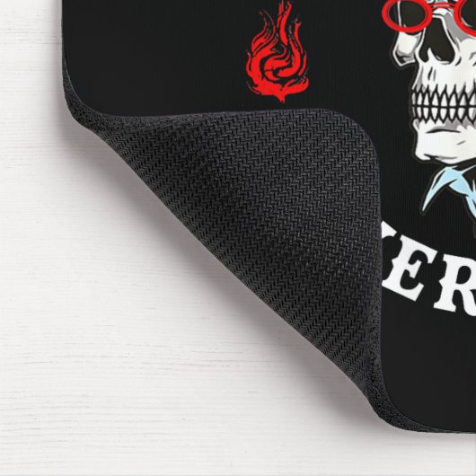 Always Tired Never Broke Skull (on Back)  マウスパッド (コーナー)