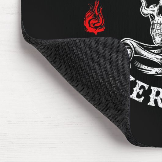 Always Tired Never Broke Skull (on Back)  マウスパッド (コーナー)