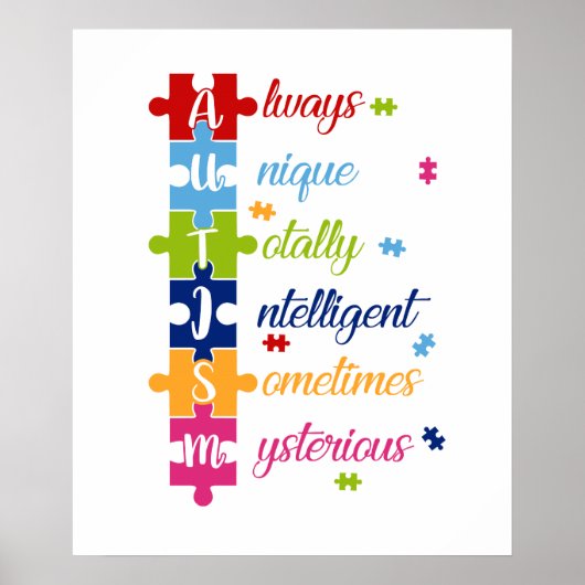 always unique totally intelligent sometime mysteri ポスター (正面)