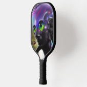 Always Watching - Ken Gage Art ピックルボールラケット (左)