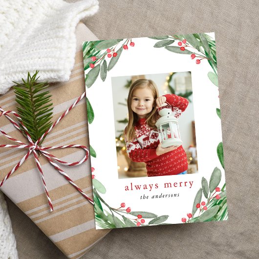 Always Water メリー color Holly Berryリース写真 シーズンカード