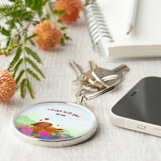 Always With You – Cute Bunny キーホルダー