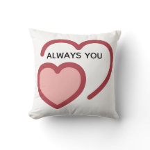 Always You スロー+ピロー - ミニマルなカップルのギフト