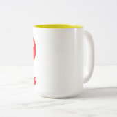 ❤️ "Always Yours" Romantic Coffee Mug ツートーンマグカップ (正面右)