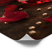 Always Yours Romantic Rose Valentine Poster ポスター (角)