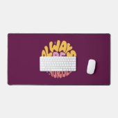 Always Yourself – 手のレタリング デスクマット (キーボード&マウス)