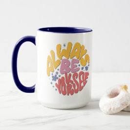 Always Yourself – 手のレタリング マグカップ