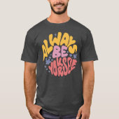 Always Yourself – 手のレタリング Tシャツ (正面)