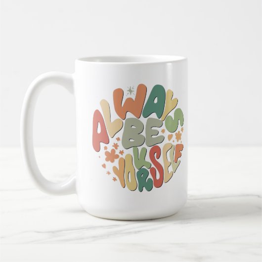 Always Yourself – 秋の感動的マグカップ コーヒーマグカップ (左)