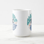 Always Yourself – 青前向き引用文 コーヒーマグカップ (中央)