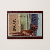 Alydarベルモントステークスのポストパレード1978年 ジグソーパズル (横)