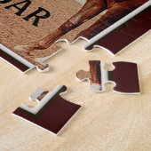 Alydarベルモントステークスのポストパレード1978年 ジグソーパズル (側面)