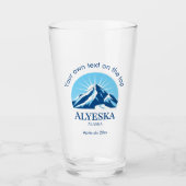 Alyeska Alaska ski resort drinks beer タンブラーグラス (正面)