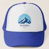 Alyeska Alaska ski resort vacation Hat キャップ (正面)