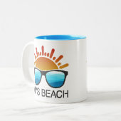Alys Beach サングラス ツートーンマグカップ (正面左)