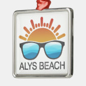 Alys Beach サングラス メタルオーナメント (左)