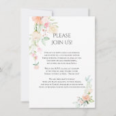 Alysa - リバイズドディテール 水彩 春の花 招待状 (正面)