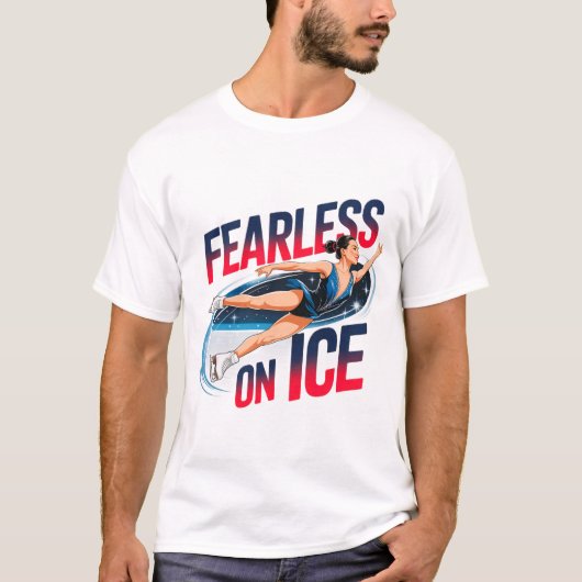 Alysa Liu Inspired Figure Skating T-Shirt Tシャツ (正面)
