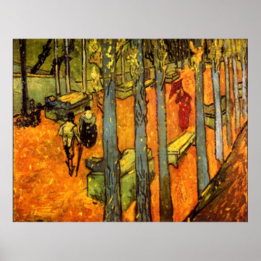 Alyscamps by Vincent Vanゴッホ ポスター (正面)