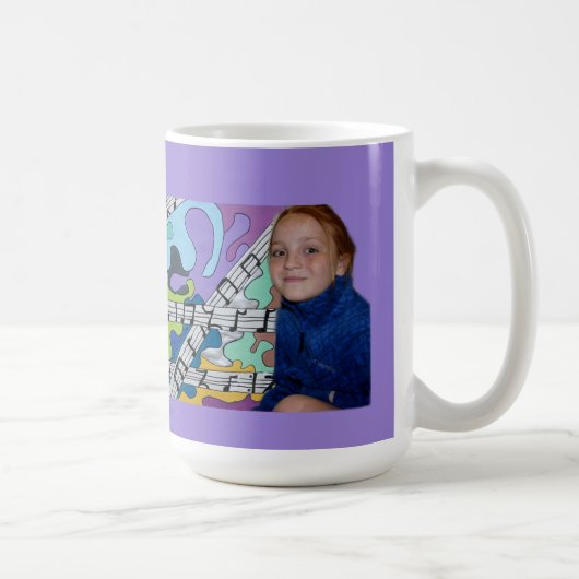 Alyssaのアートワークのマグ コーヒーマグカップ (右)