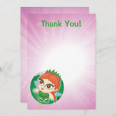 Alyssaの魔法の森林 サンキューカード (正面/裏面)