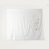 ALYSSAフローラボホフラワーベビーシャワー背景 タペストリー (正面(横))