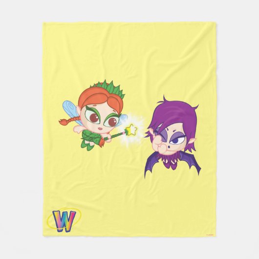 Alyssa対Nafaria フリースブランケット (正面)