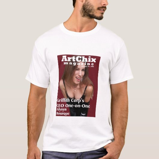 ALYSYN BOURQUE CEO ARTCHIXカバーティー Tシャツ (正面)