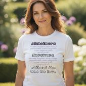 ALZ Alzheimers Disease Awareness Survivors Tシャツ