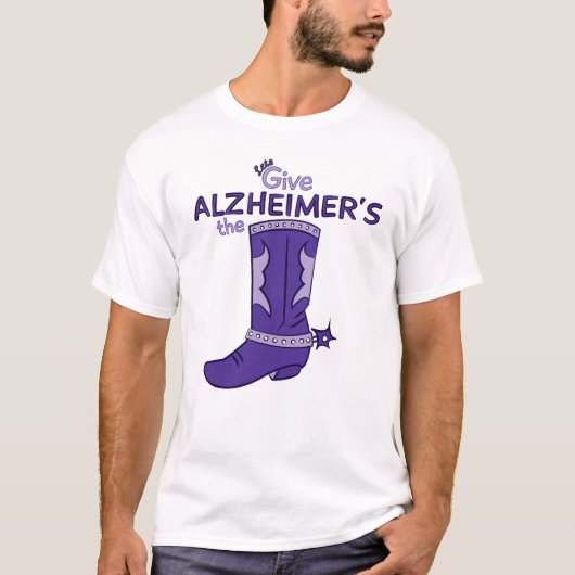 Alzheimerのブーツ#1のワイシャツを与えよう Tシャツ (正面)