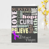 Alzheimerの感動的な単語 カード (黄色い花)