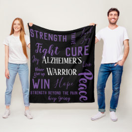 Alzheimerの戦士毛布 フリースブランケット