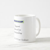 Alzheimerの配偶者サポートマグ コーヒーマグカップ (正面右)