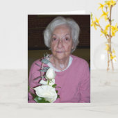 Alzheimerを持つ母 カード (黄色い花)