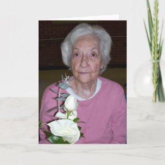 Alzheimerを持つ母 カード