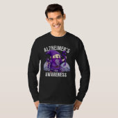 Alzheimer s Awareness Month Alzheimer Gnomes Purpl Tシャツ (正面フル)